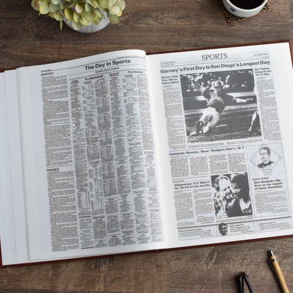 San Diego Padres Newspaper Book Signature Gifts